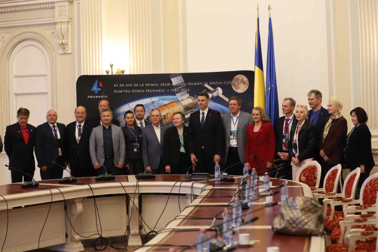 Dumitru Prunariu, singurul român care a zburat în Cosmos, aniversat în Senat după 45 de ani de la misiunea Soyuz 40