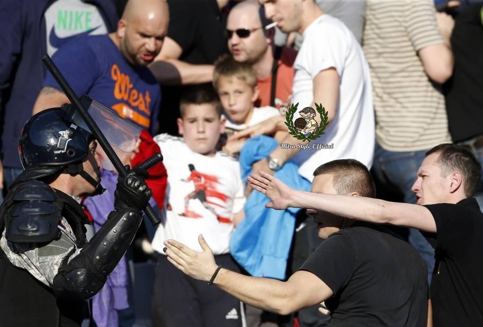 Derby împroșcat cu sânge la Belgrad! Fanii s-au bătut crunt pe ”Maracana” / GALERIE FOTO & VIDEO