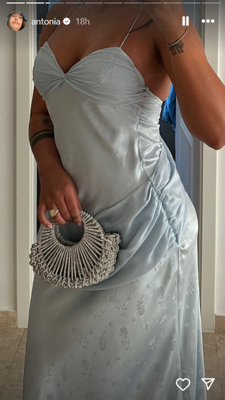Cum s-a îmbrăcat Antonia la nunta Alinei Eremia. Artista a atras toate privirile cu rochia ei