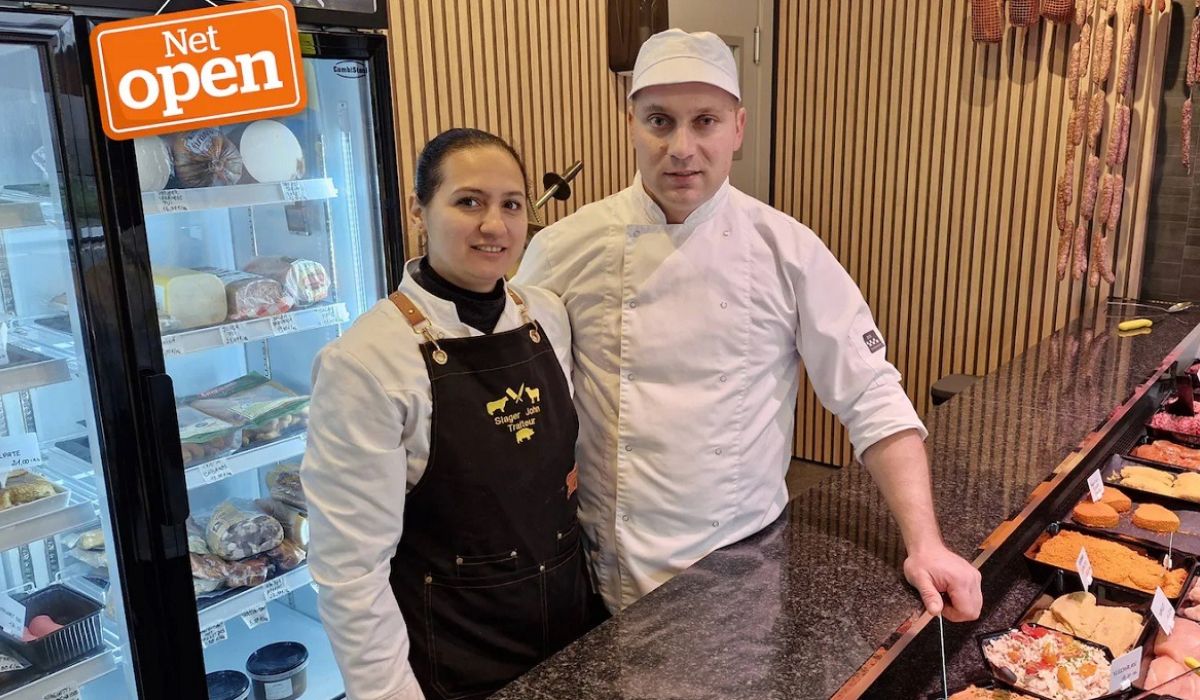 Măcelarul român Ion și-a pus numele John pe firmă și a deschis în Belgia măcelăria la care a visat de la 16 ani: „Totul după propria noastră rețetă”