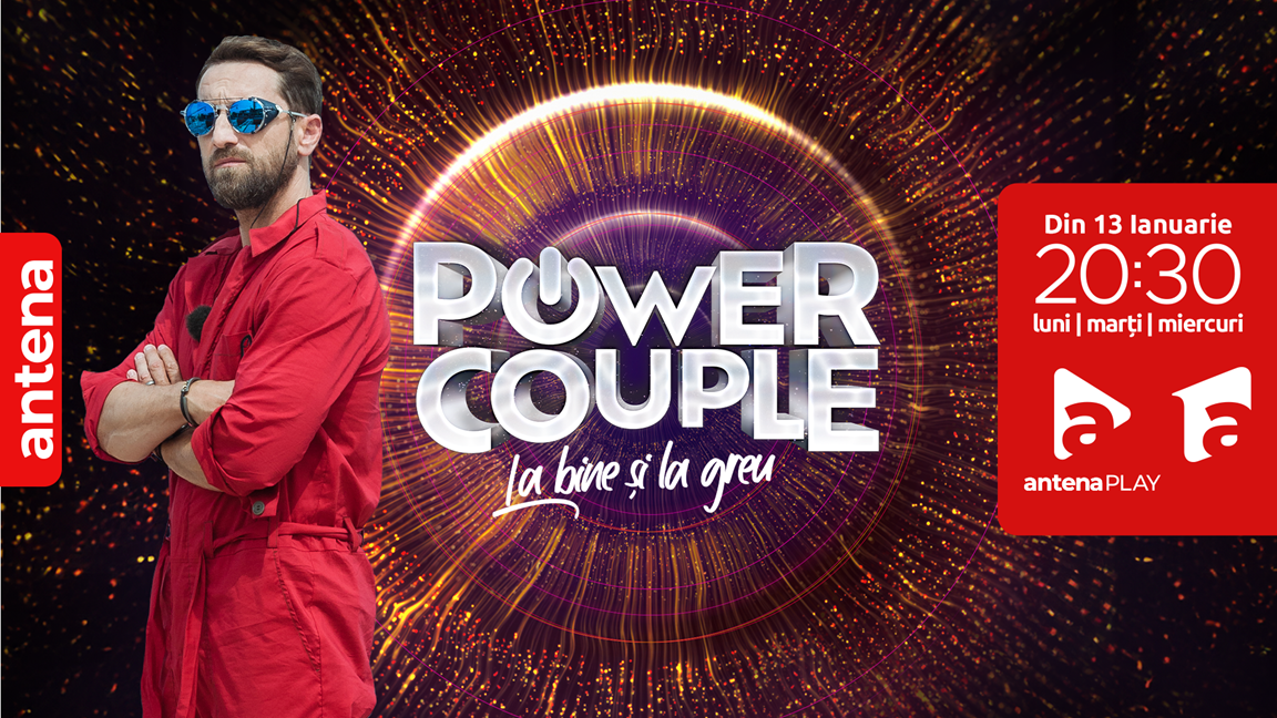 Când începe Power Couple România, sezonul 2 la Antena 1. Emisiunea va fi difuzată trei zile pe săptămână
