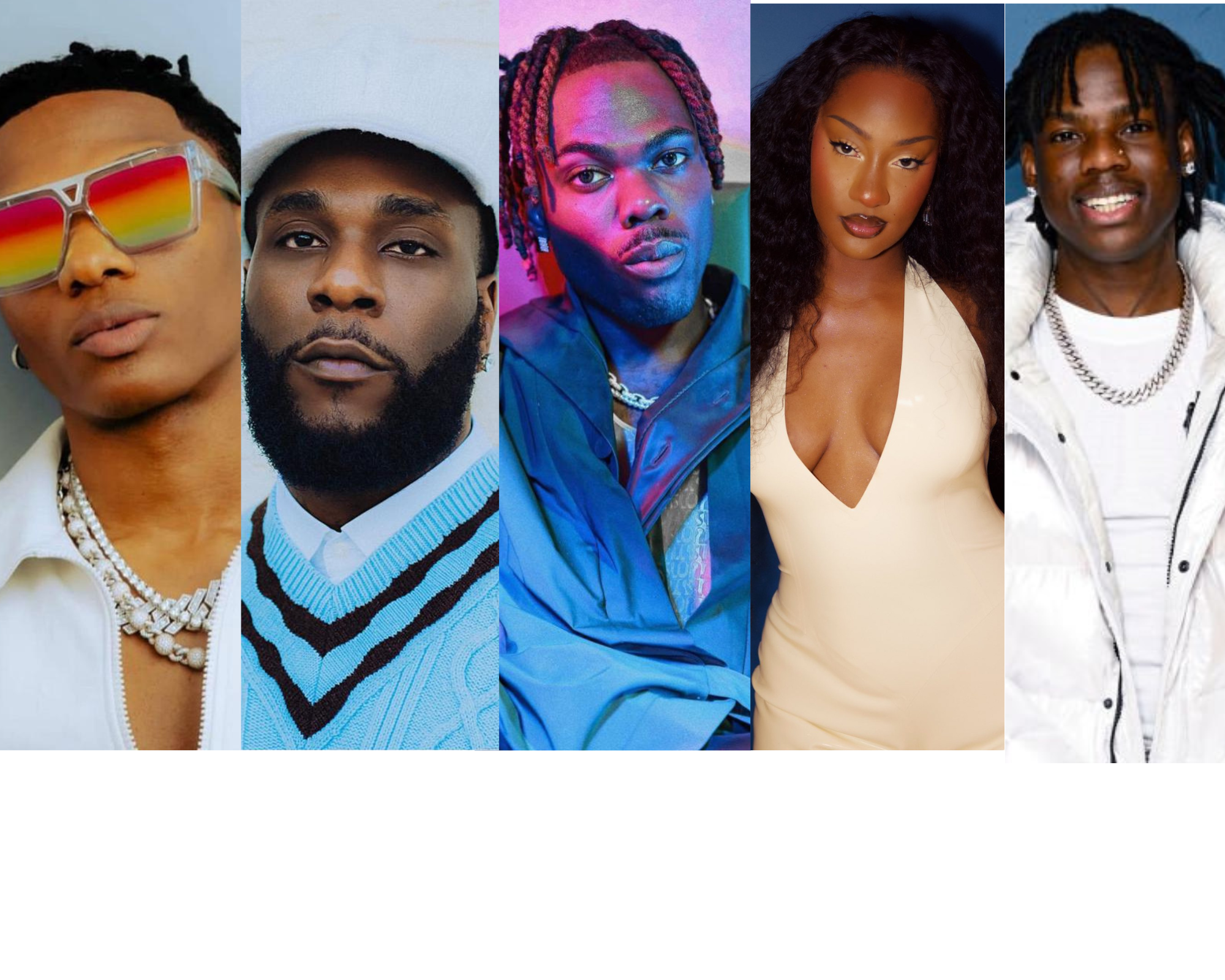 Here are Nigerian artists with the most streams on Spotify