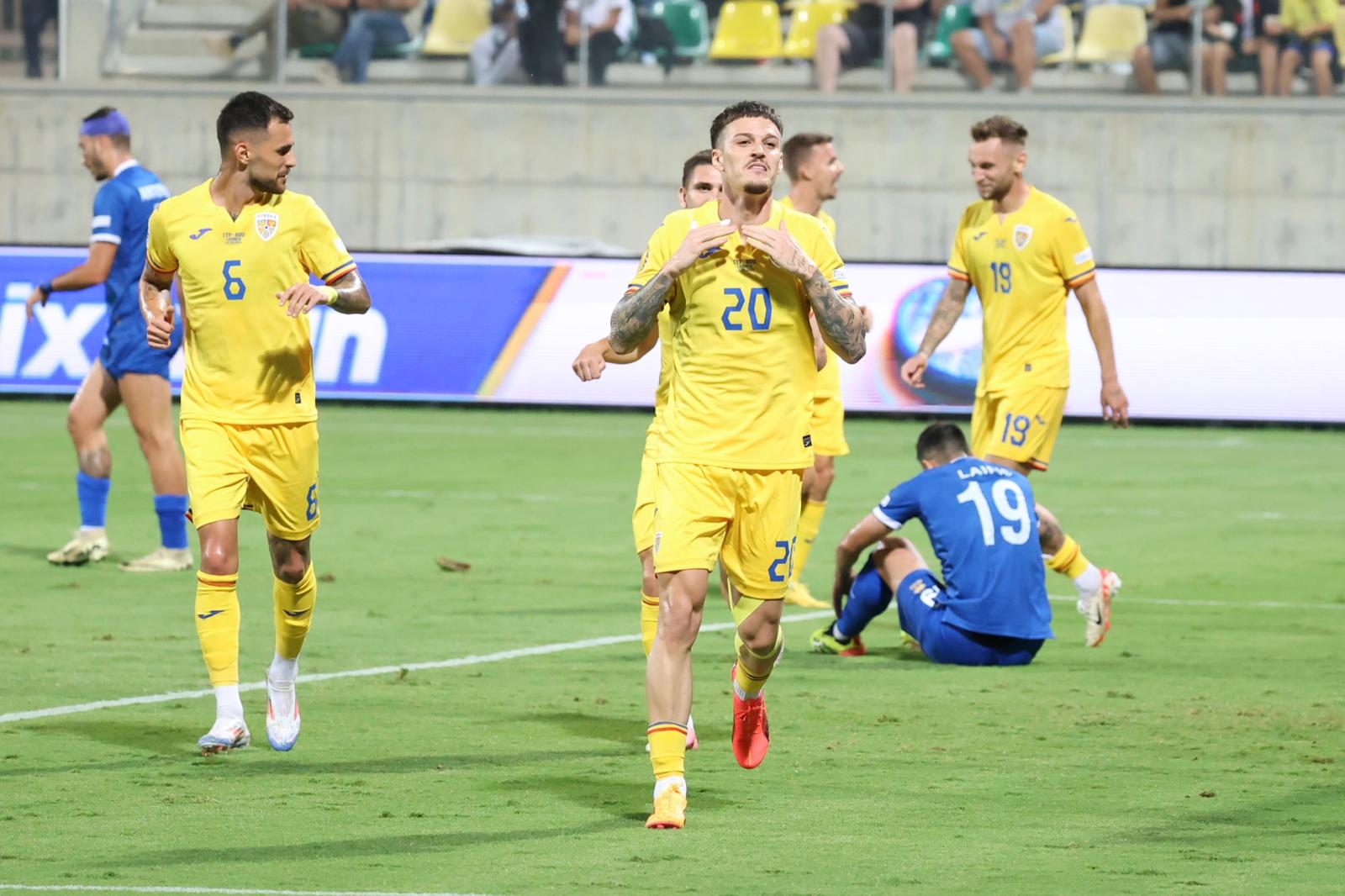 România a câștigat în Cipru cu 3-0 și este lider în Liga Națiunilor cu punctaj maxim