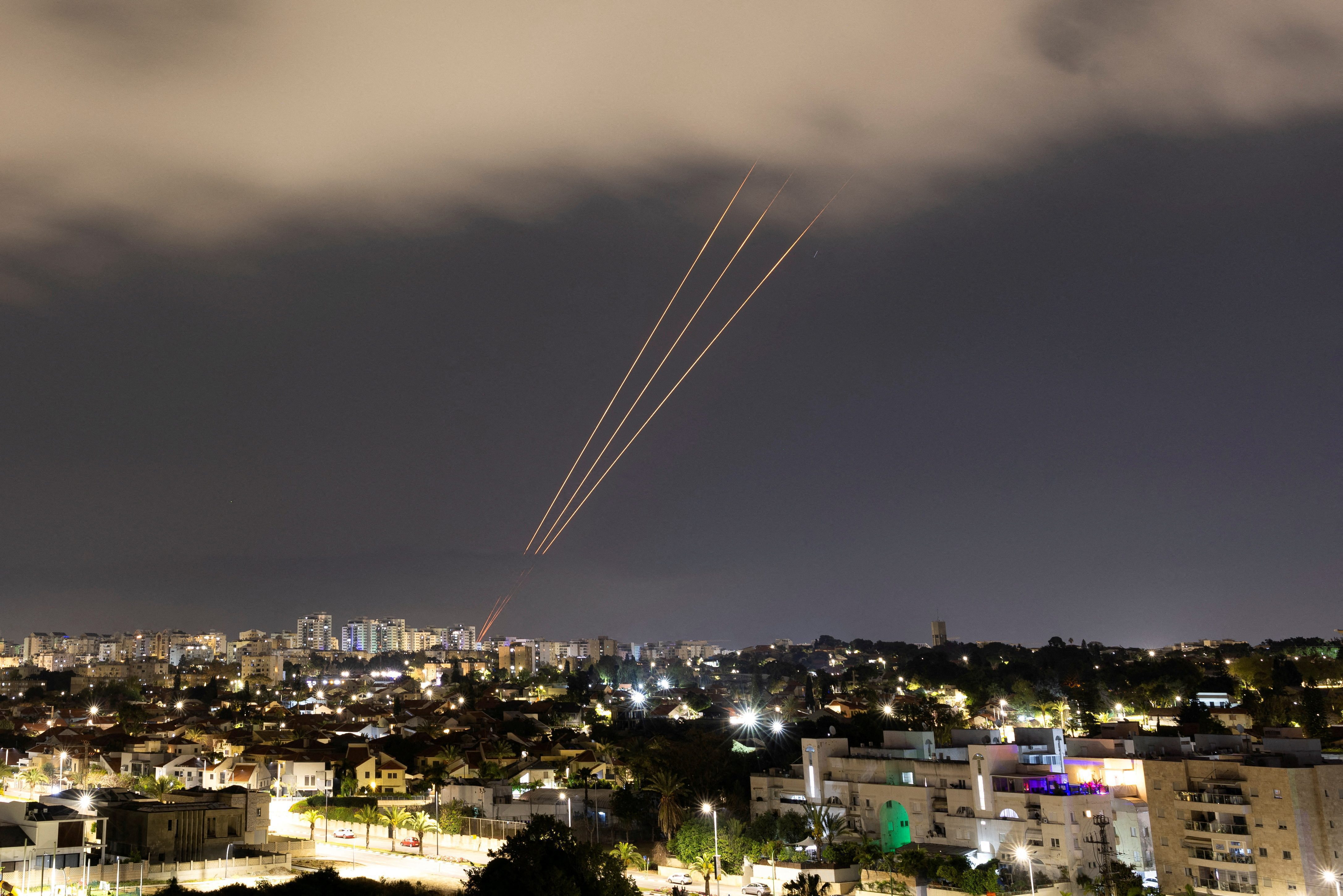 Drony zestrzeliwane nad izraelskim Aszkelon