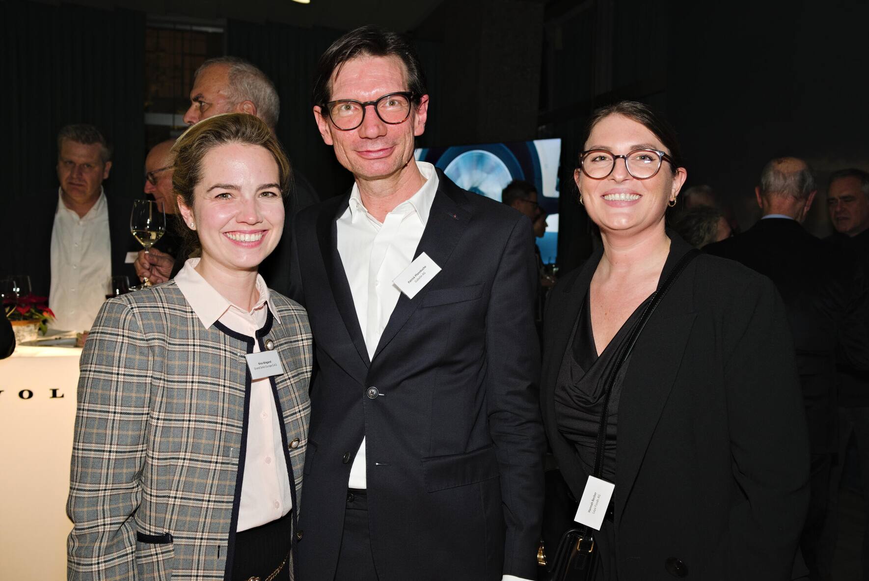 Nina Wiegand, Grand Seiko Europe S.A.S.; Patrick Pfannkuche, GÃ¼belin AG; Hannah Becker, Luya Foods AG