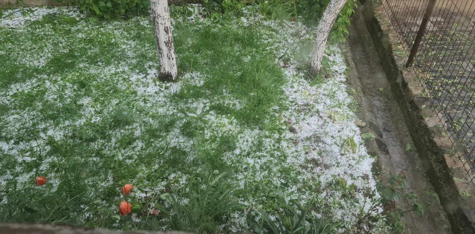 Ploi cu grindină în mai multe județe. Care sunt zonele afectate și imagini cu urmările furtunilor - VIDEO