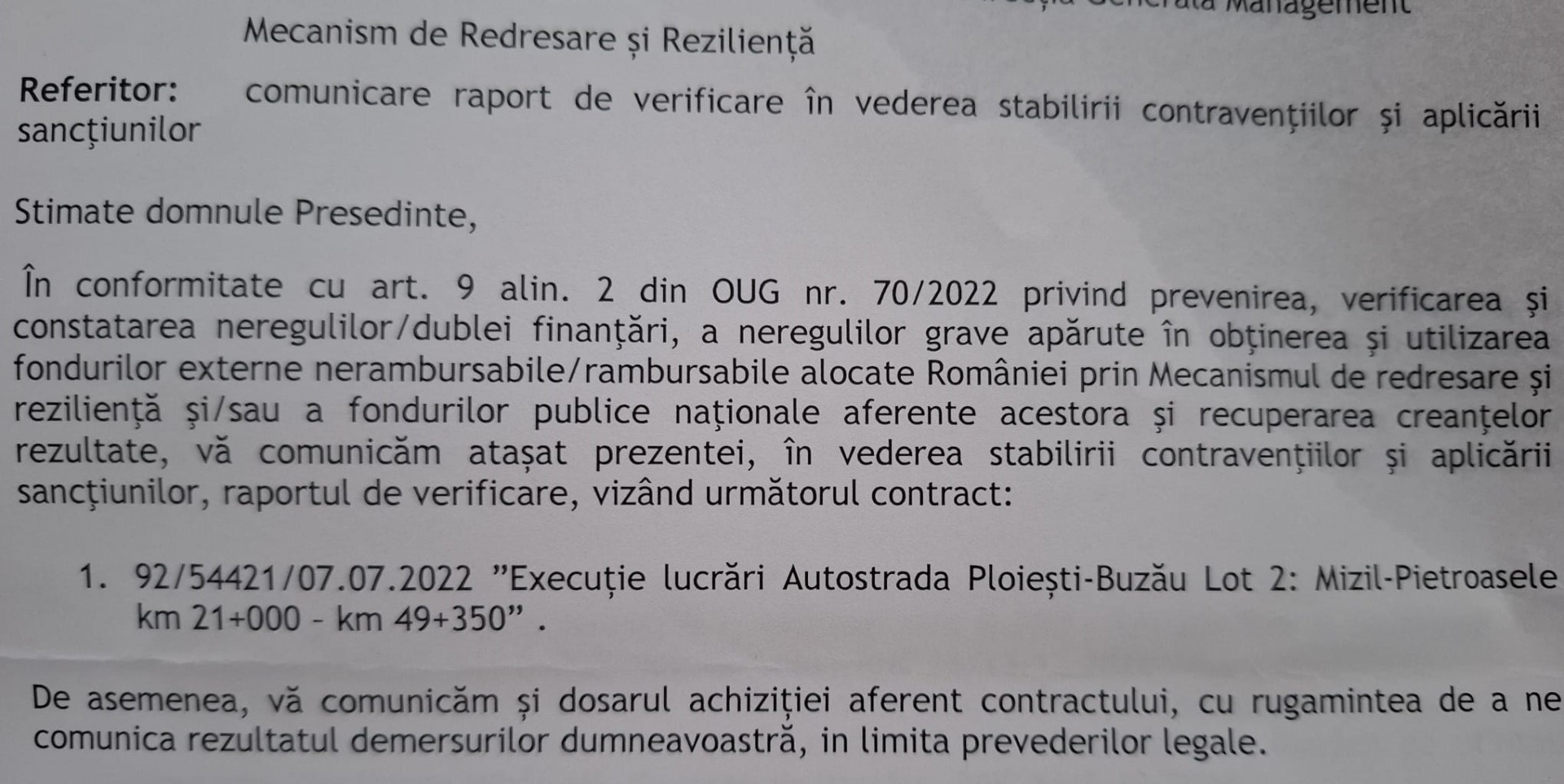 Care sunt segmentele de autostradă care au pierdut finanțarea din PNRR. „Nereguli grave” la utilizarea fondurilor externe nerambursabile