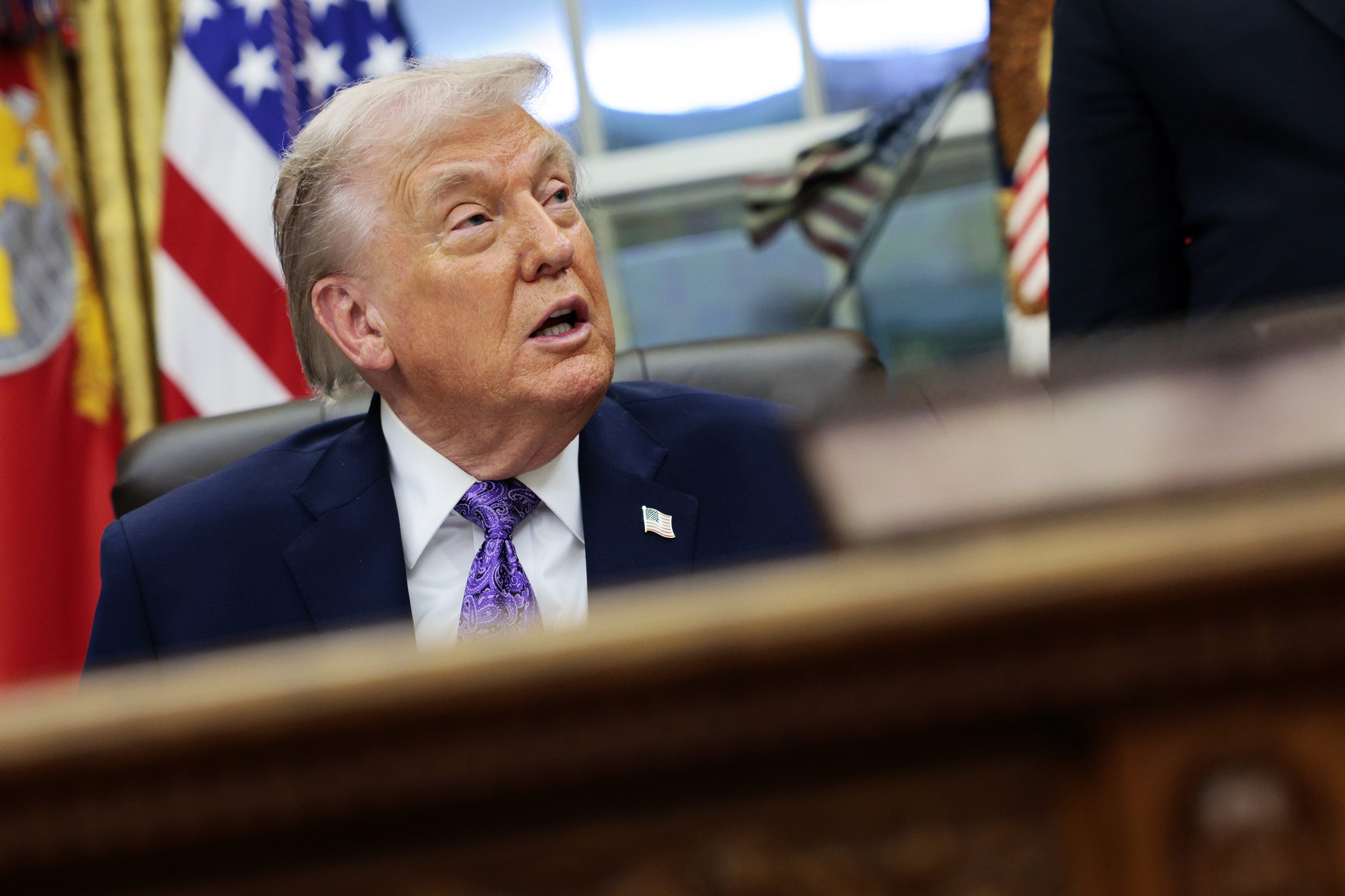 President Donald Trump has prioritised refugee applications from South Africans who claim to face racial persecution.Bloomberg/Getty Images