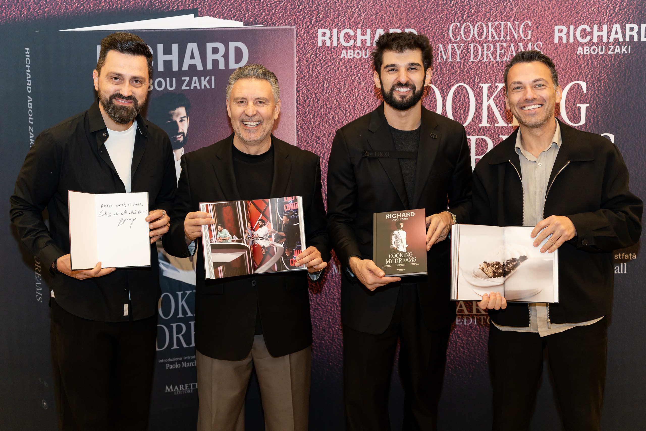 Ce a scris Chef Richard Abou Zaki în „Cooking my dreams”, prima lui carte: „Mi-am deschis sufletul cu multă emoție”