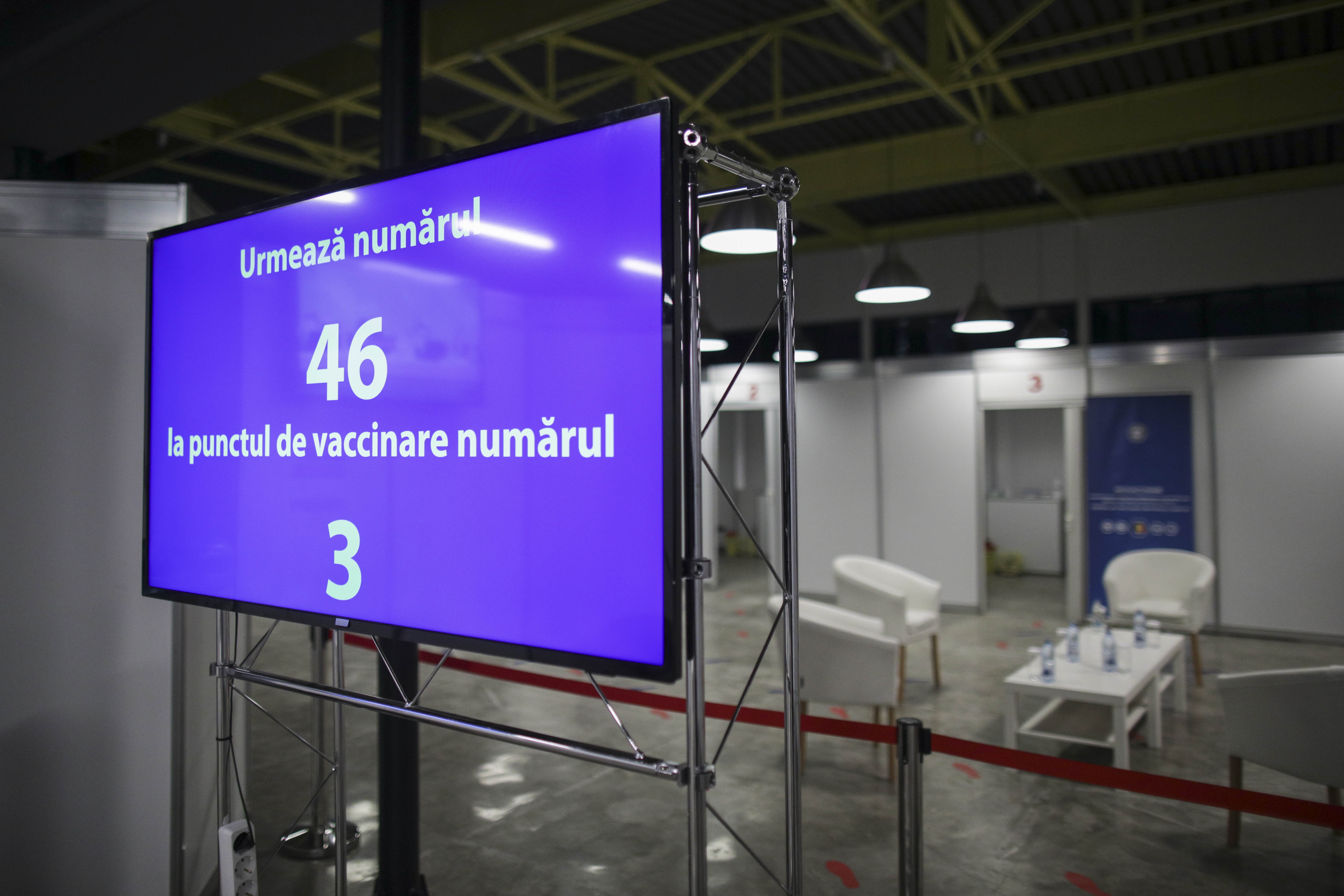 FOTO | Cum arată primul centru în care vor fi vaccinați anti-COVID românii