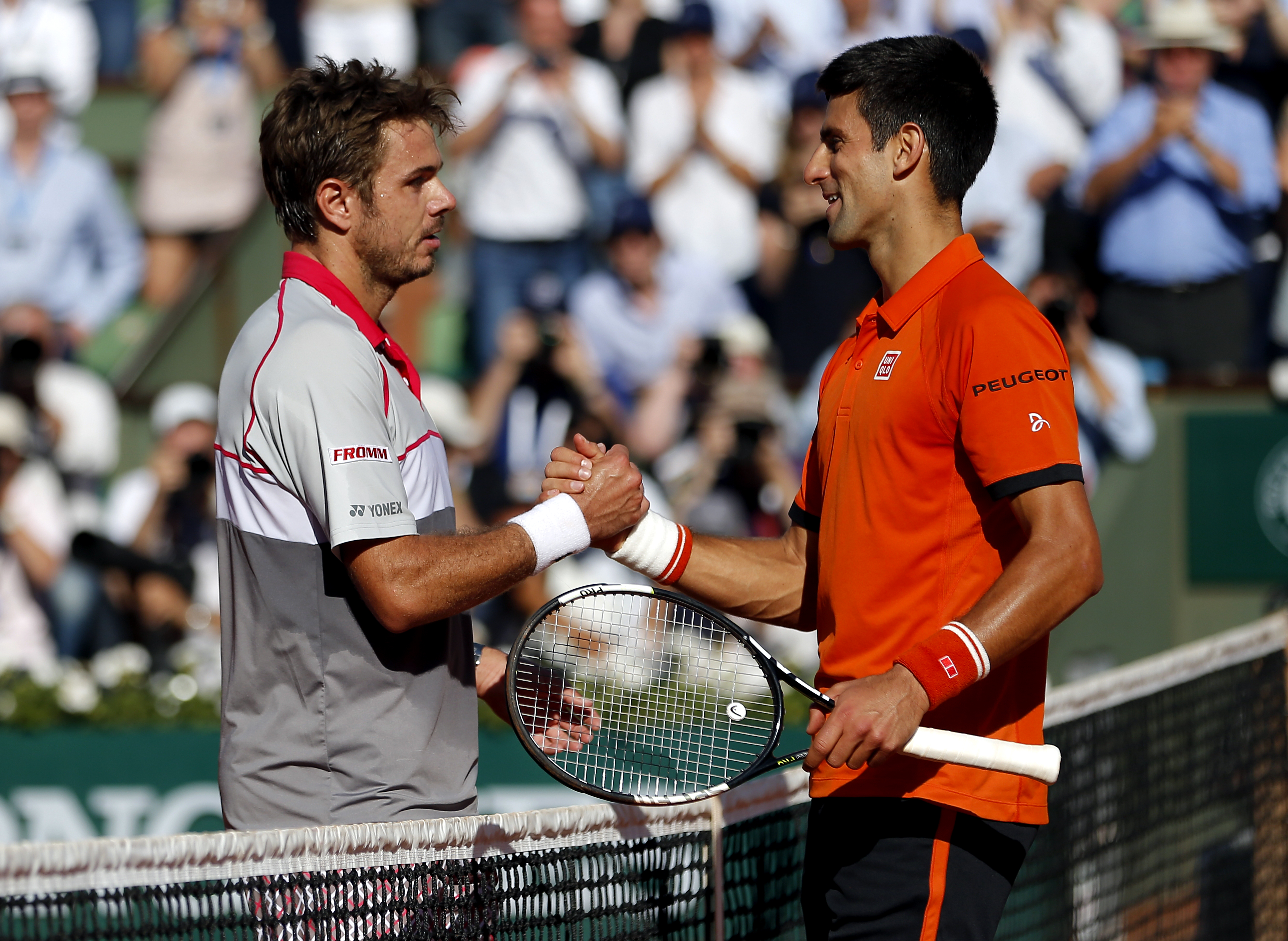 Roland Garros / Finala de la Paris: Novak Djokovici - Stanislas Wawrinka:  6-4, 4-6, 3-6, 4-6
