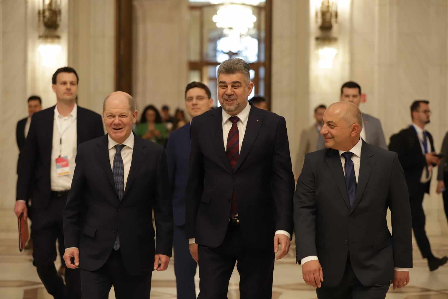 Olaf Scholz, vizită la Bucureşti. Cancelarul german: Partidul meu a sprijinit întotdeauna accesul României la Schengen