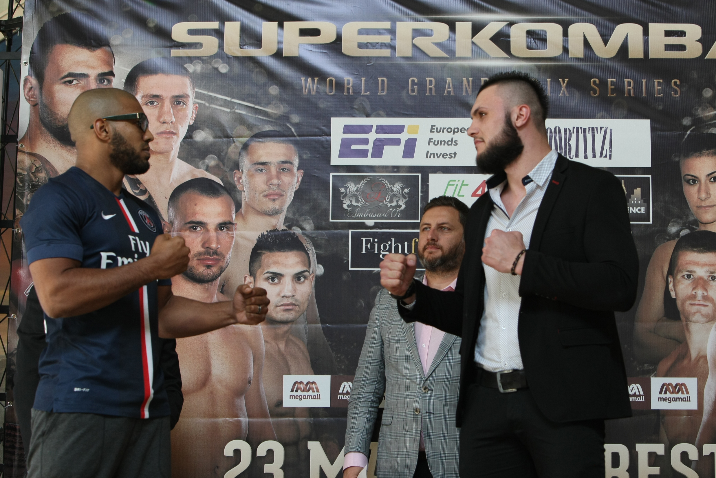 Luptătorii de la Superkombat București au trecut cu bine de proba cântarului oficial / GALERIE FOTO