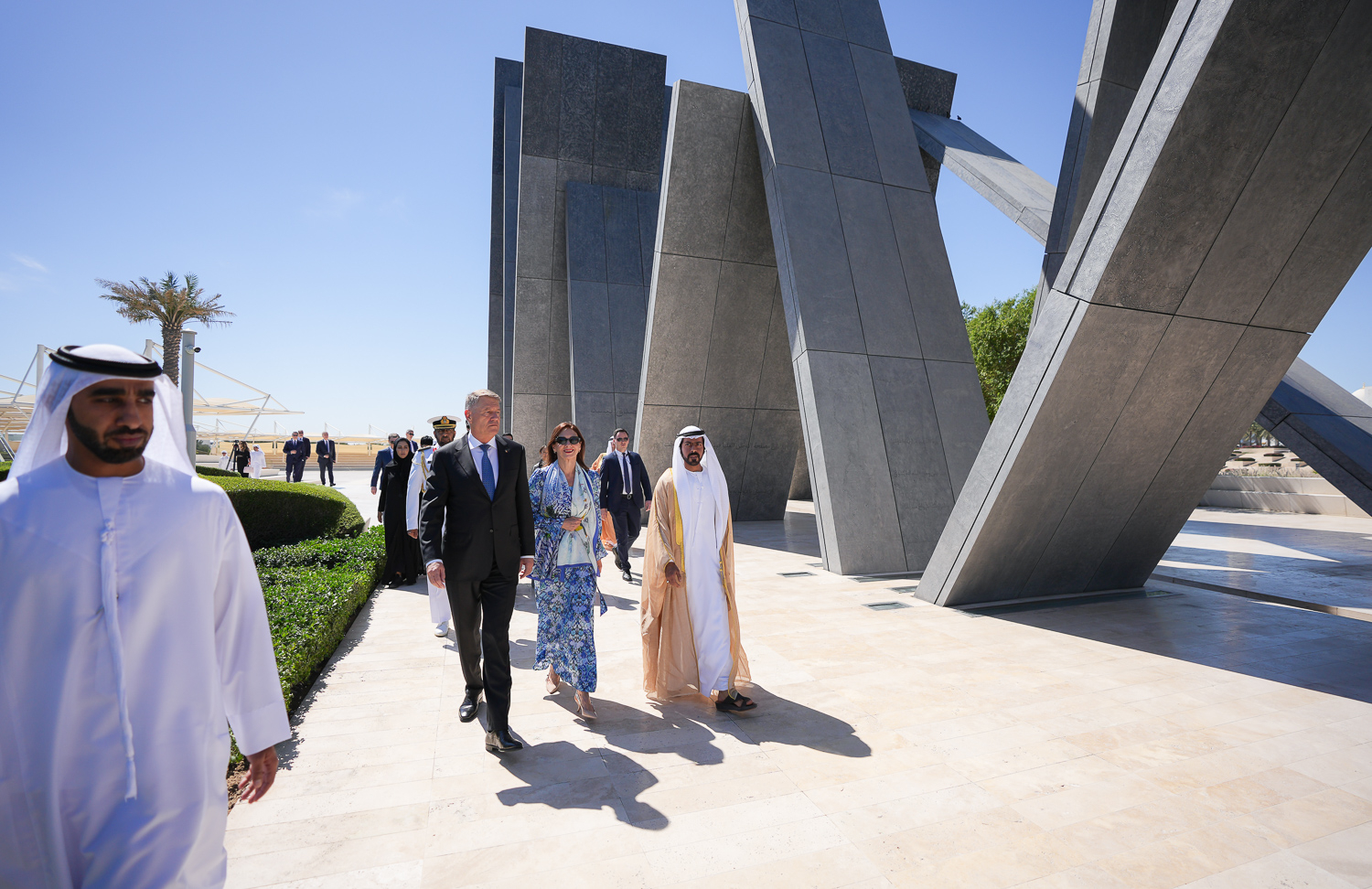 Klaus Iohannis, în Emiratele Arabe. Primele obiective turistice vizitate de președinte