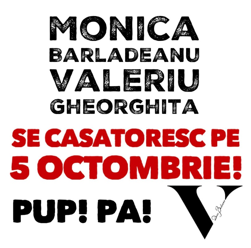 Dana Budeanu a anunțat nunta Monicăi Bîrlădeanu cu Valeriu Gheorghiță. Când spune că va avea loc evenimentul