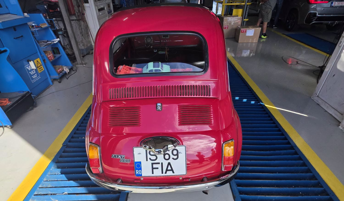 Fiat 500 din 1969 la RAR Iași
