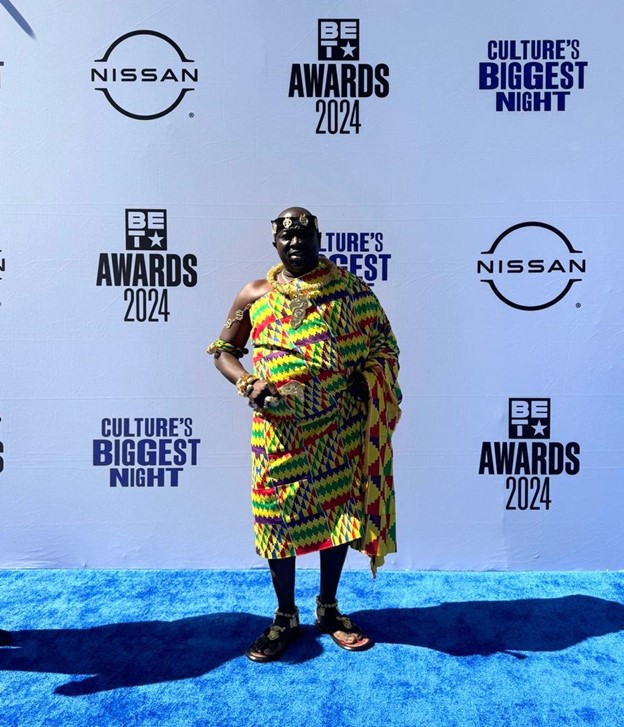 Nana Brogya Sarpong showcases Ghana's rich culture at 2024 BET red carpet