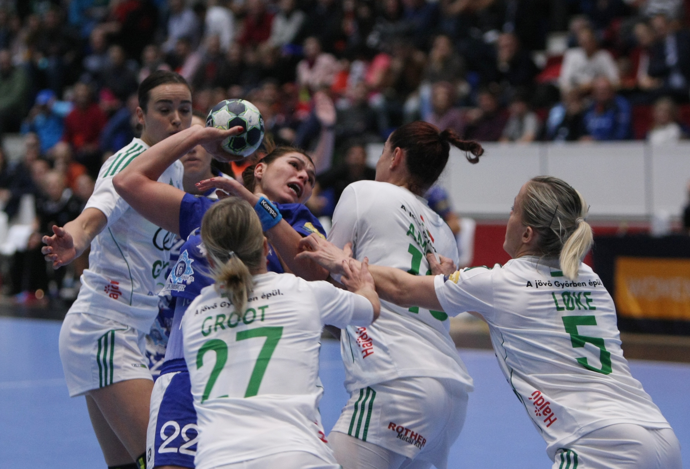 CSM București - Gyor 24-27. Maghiarele și-au luat revanșa pentru finala Ligii Campionilor | GALERIE FOTO