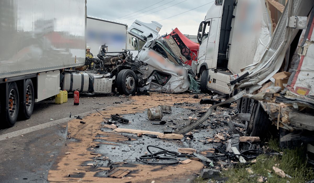 Un șofer român de TIR a murit pe loc, strivit în cabina făcută bucăți pe o autostradă din Germania: „A intrat fără frâne”