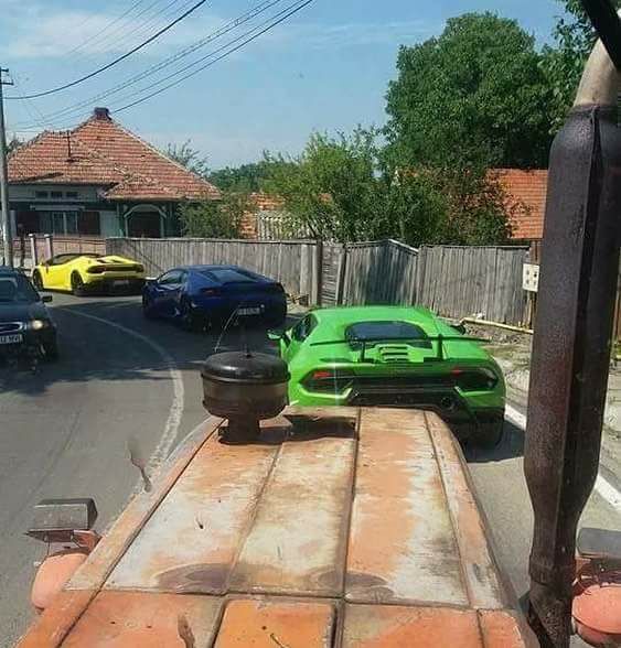 Reclamă pentru Lamborghini Huracan, filmată pe Transfăgărășan. Imagini inedite cu supercarurile pe cel mai spectaculos drum din România