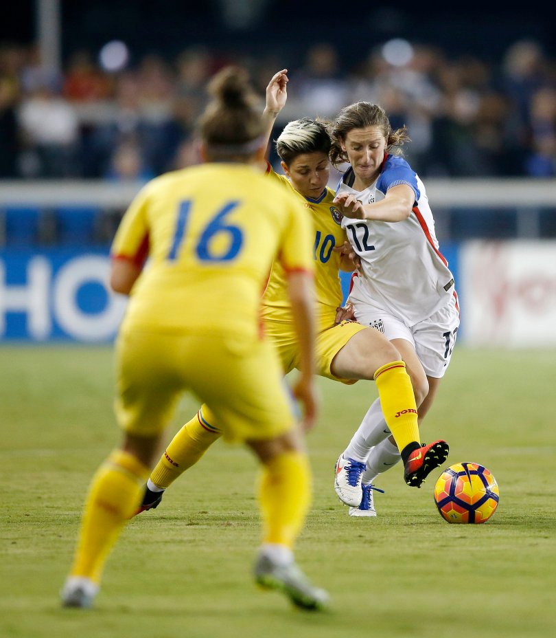 Fotbal feminin. Campioana mondială SUA a distrus România, în amicalul de lux de la San Jose | VIDEO