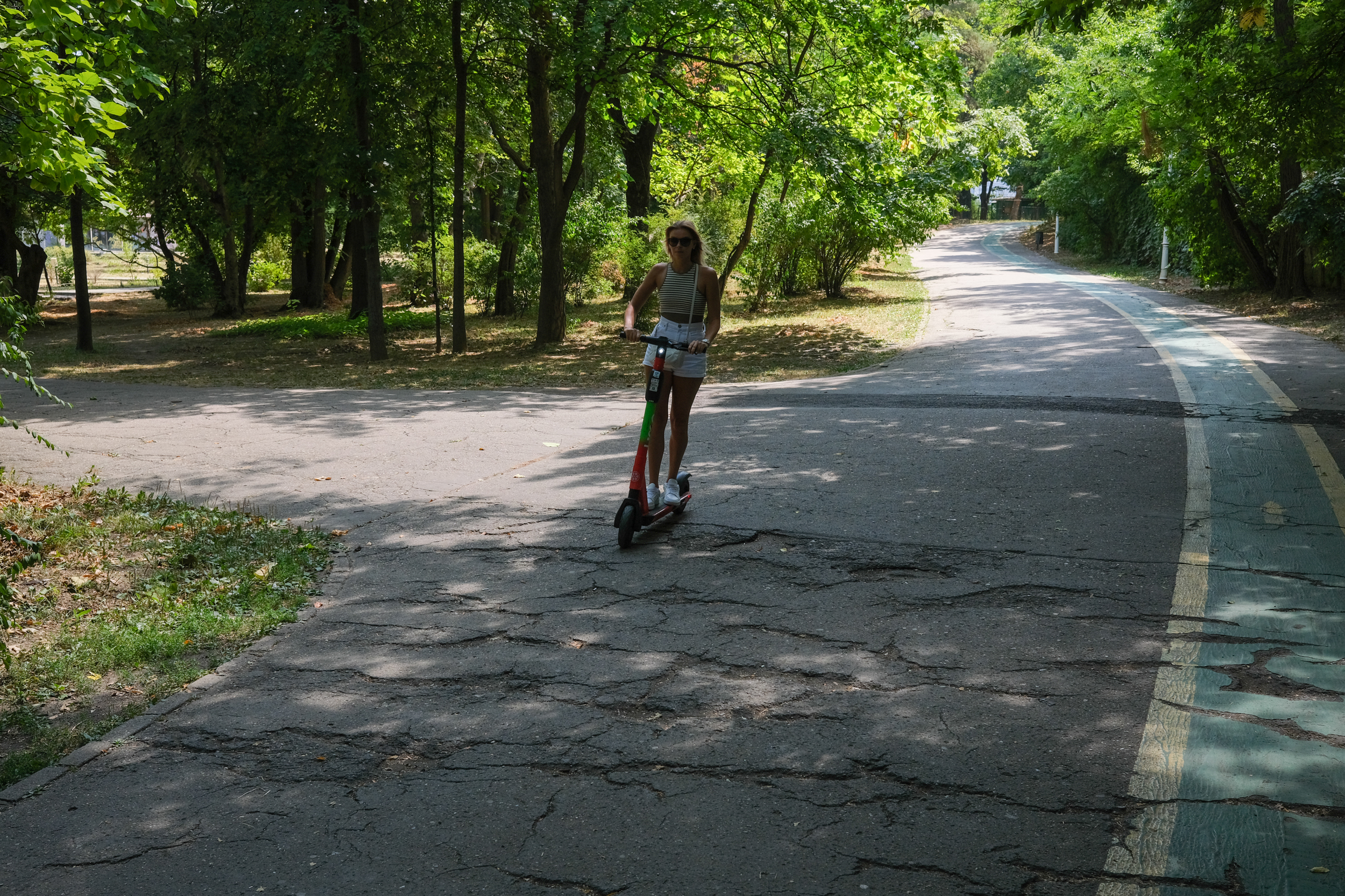 Parcul Herăstrău, degradarea continuă. Bănci rupte, iarbă lipsă, alei crăpate și arteziene fără apă