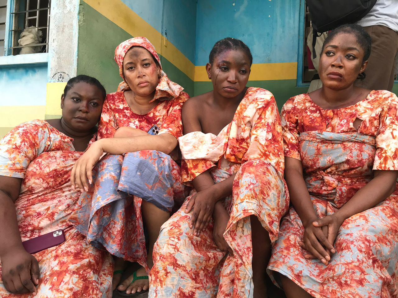 Women who joined the Abeokuta Women's Revolt were assaulted by law enforcement in Funmilayo Ransome Kuti.