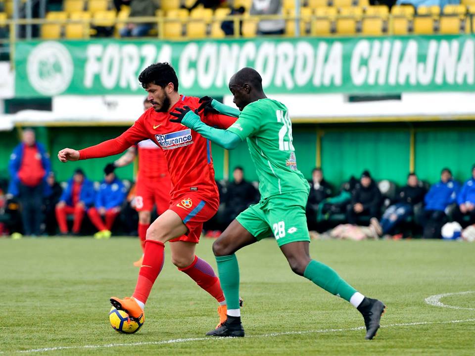 FCSB, învinsă de Chiajna, într-un meci amical. Gol cu capul pentru Alibec / FOTO