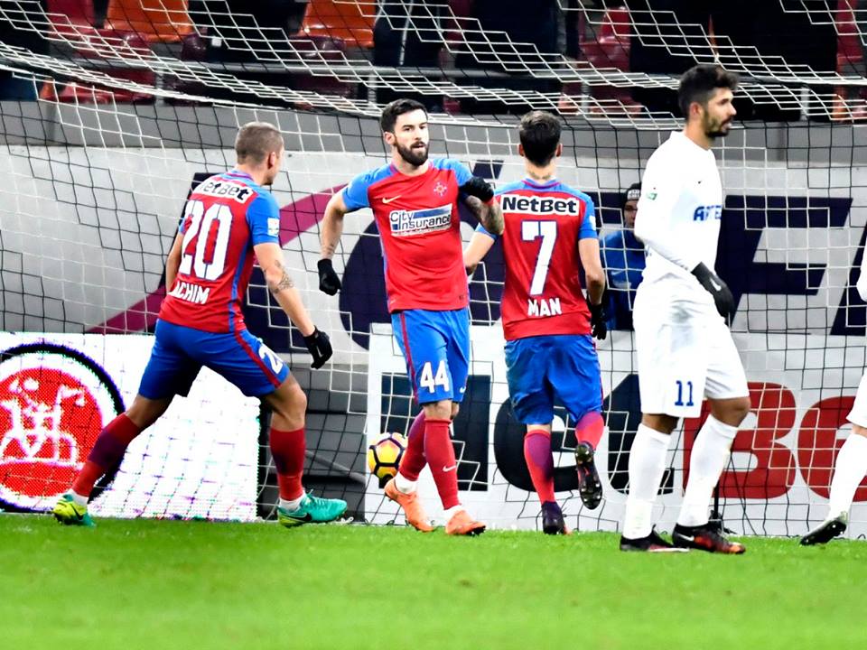 Liga 1, etapa 19. Steaua - Pandurii 3-1. Roș-albaștrii s-au trezit după pauză și au revenit în frunte. Reacții / LIVETEXT & VIDEO