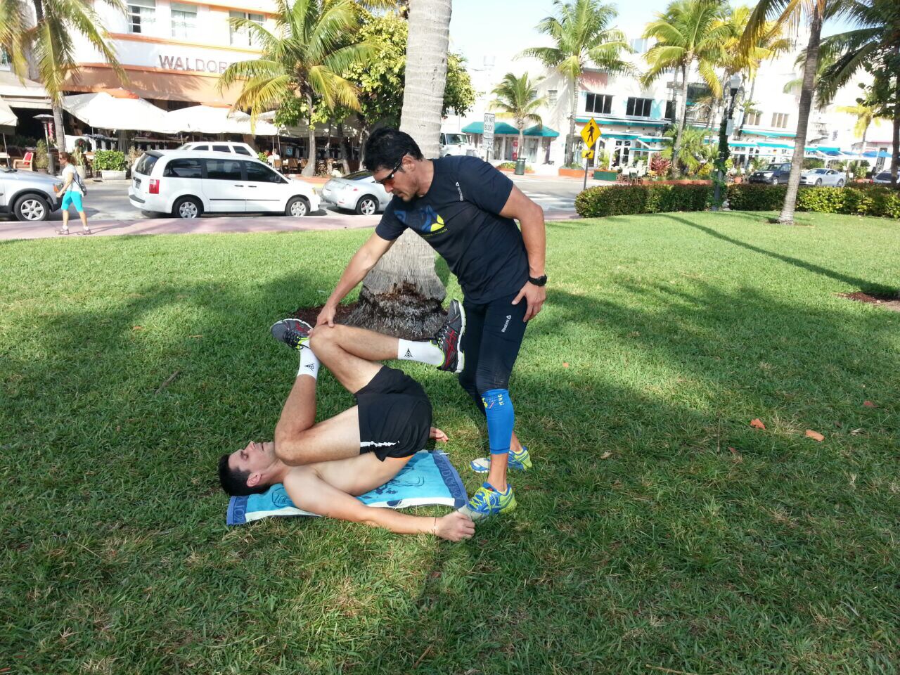 Victor Hănescu s-a antrenat la Miami cu Estrella Burgos / GALERIE FOTO