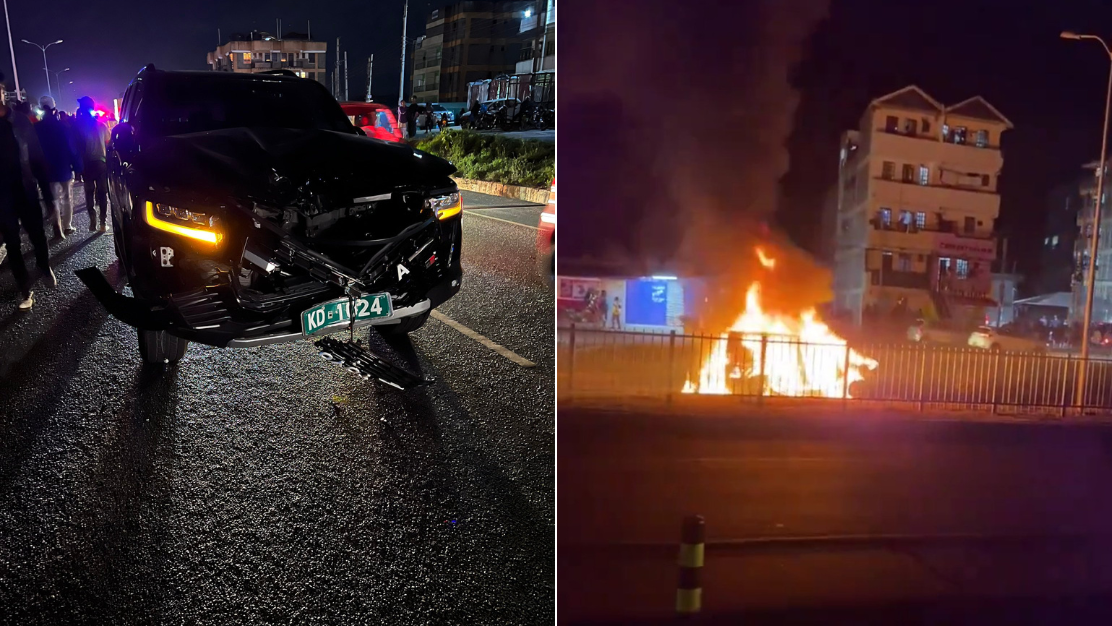 Ruaka residents burn down new Toyota Landcruiser 300 after fatal accident