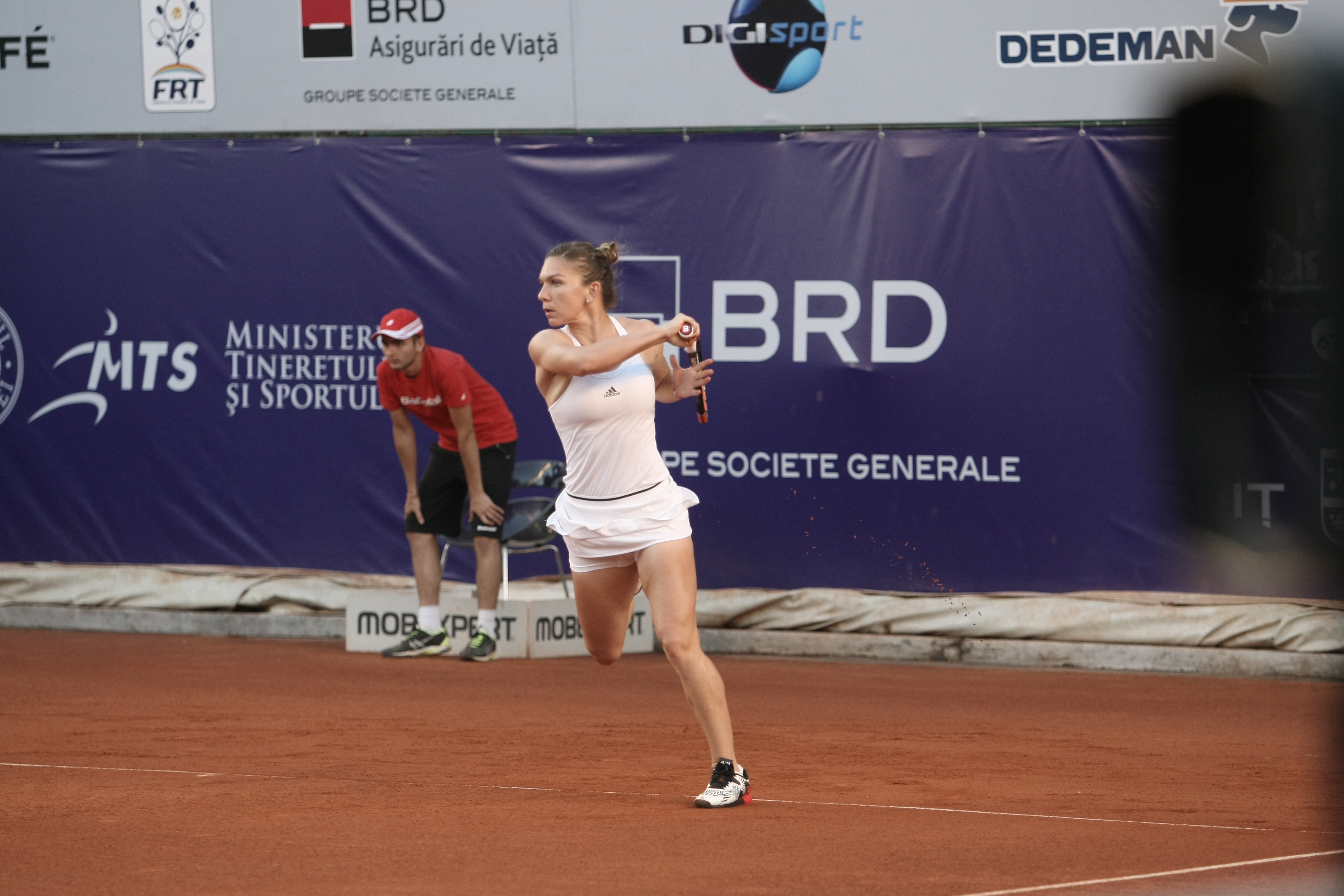Openul de tenis al României. Cele mai spectaculoase instantanee surprinse la meciul Simonei Halep / GALERIE FOTO