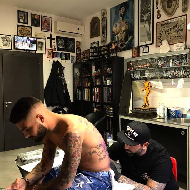 Lorenzo Insigne, colegul lui Vlad Chiricheș la Napoli, și-a tatuat doi lei pe spate / GALERIE FOTO