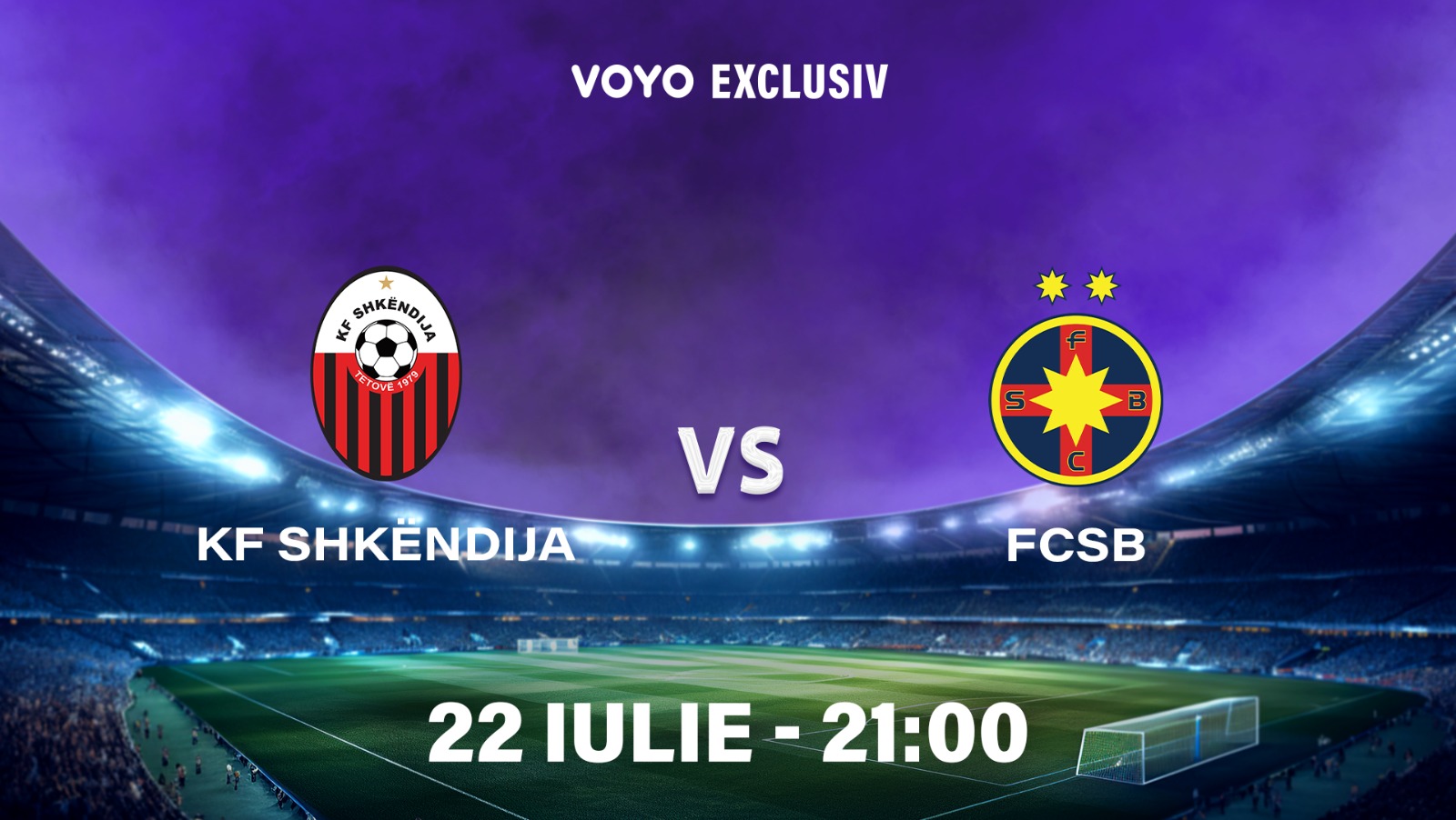 Cine transmite meciul Shkendija - FCSB, din preliminariile Champions League. Partida nu se vede la TV: poate fi urmărită doar online