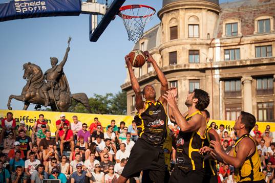 Crema baschetului 3x3 la Raiffeisen Bank Bucharest Challenger