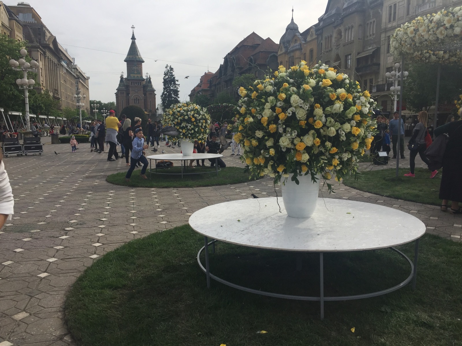 Festivalul florilor umple Timișoara de culoare și miros. În centrul orașului vor defila prințese cu calești (FOTO)