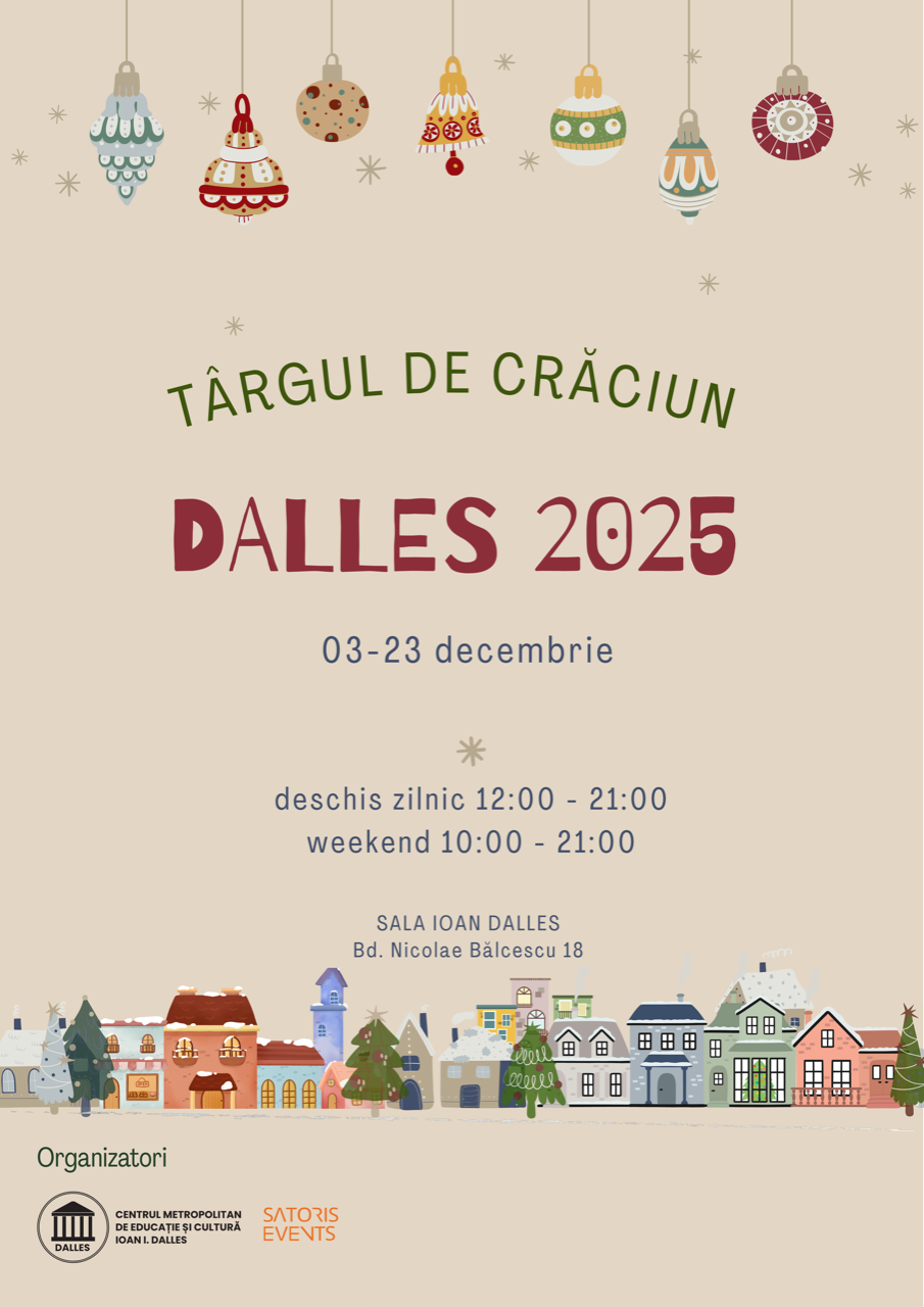 Când se deschide Târgul de Crăciun de la Sala Dalles. Producătorii locali aduc în București spiritul sărbătorilor de iarnă