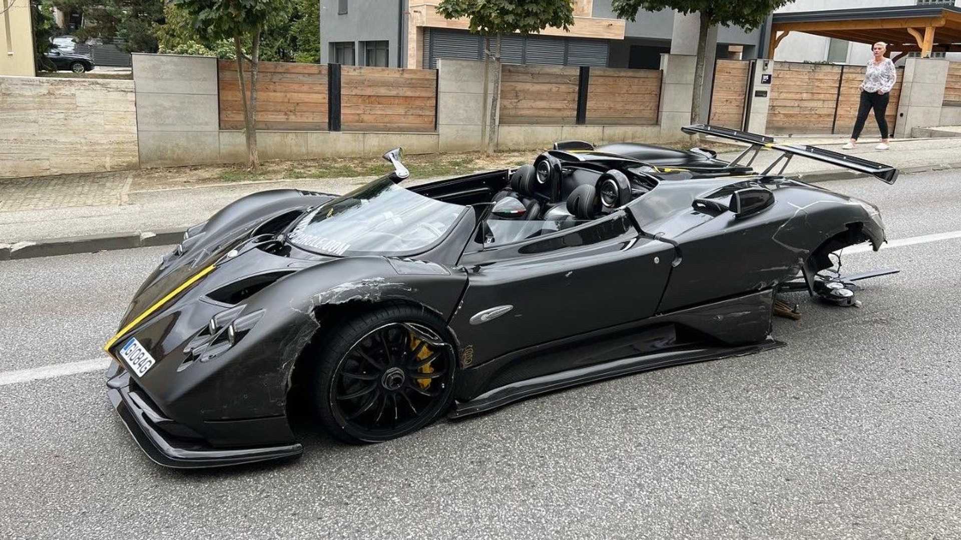 Bolid de 15 milioane de euro, implicat într-un accident la Zagreb. Au fost construite doar trei exemplare - VIDEO