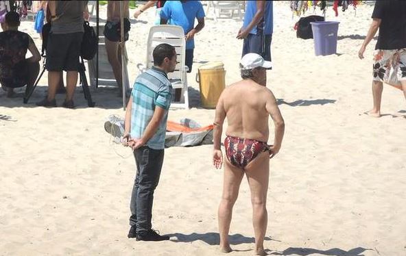 Lucescu, ÎN CHILOȚI, la plajă! Întâlnire cu un campion mondial / FOTO&VIDEO