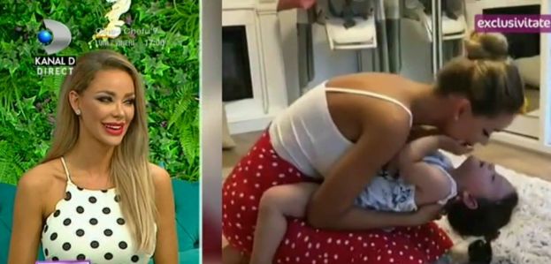 Incredibil cum spune fetița Biancăi Drăgușanu și a lui Victor Slav că o cheamă | FOTO