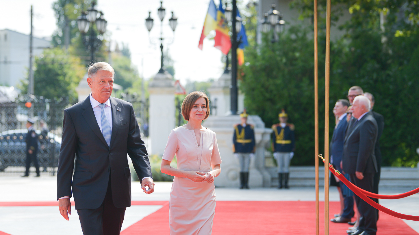 Klaus Iohannis a primit-o pe Maia Sandu la Cotroceni: „Nu vom abandona Republica Moldova”