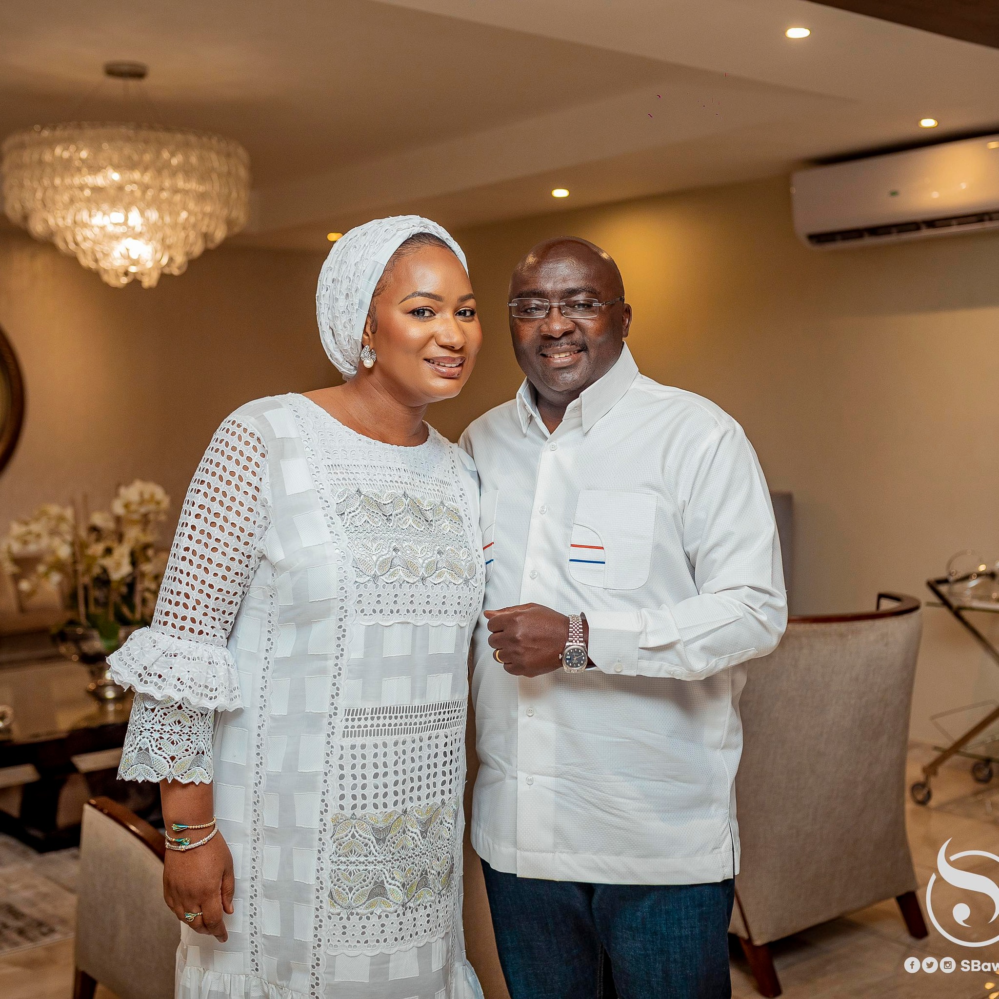 Samira and Mahamudu Bawumia