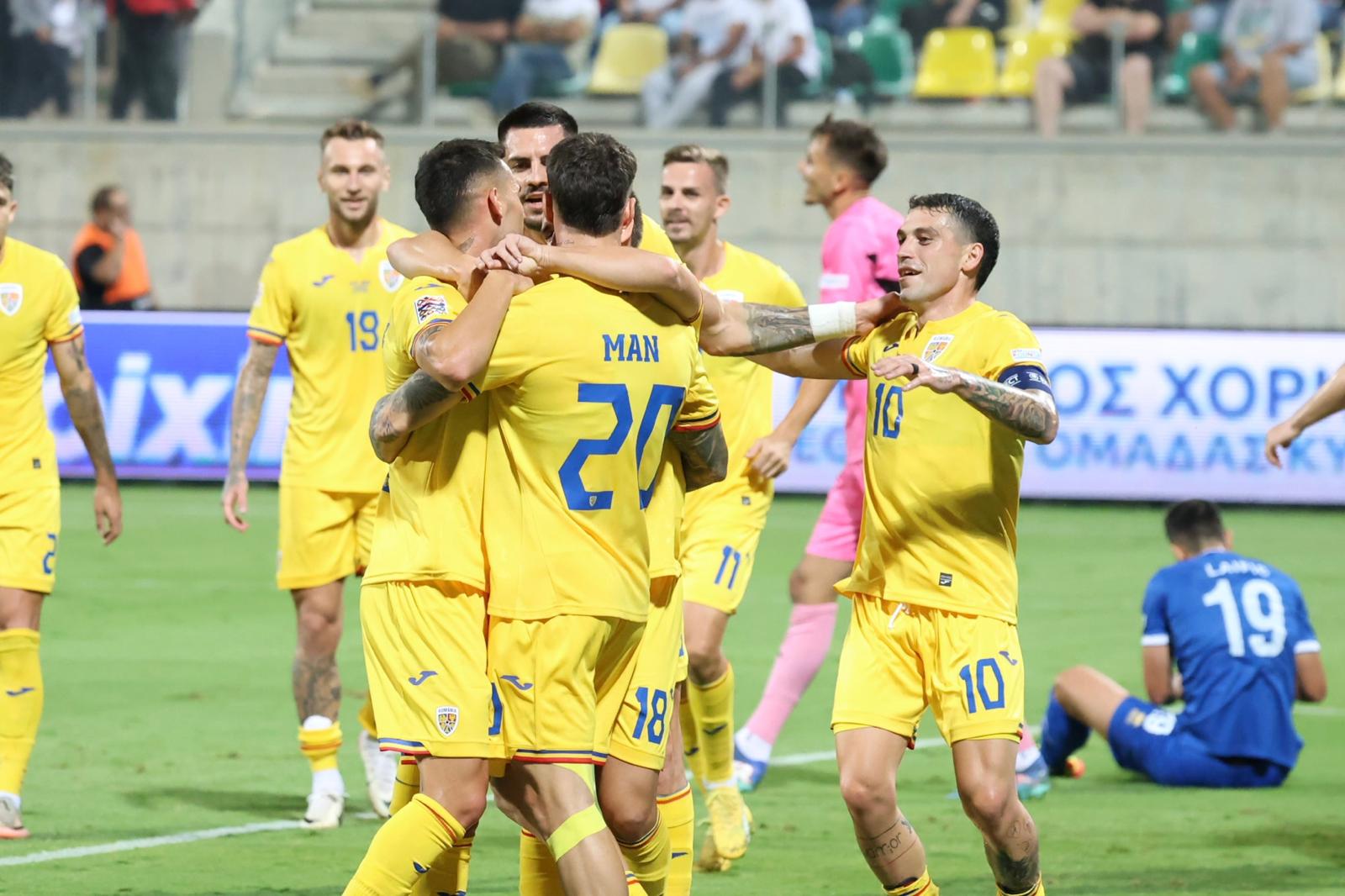 România a câștigat în Cipru cu 3-0 și este lider în Liga Națiunilor cu punctaj maxim