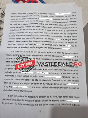 Şef din Jandarmeria Maramureş, acuzat de abuz și hărțuire sexuală de o angajată. Acesta spune că este nevinovat