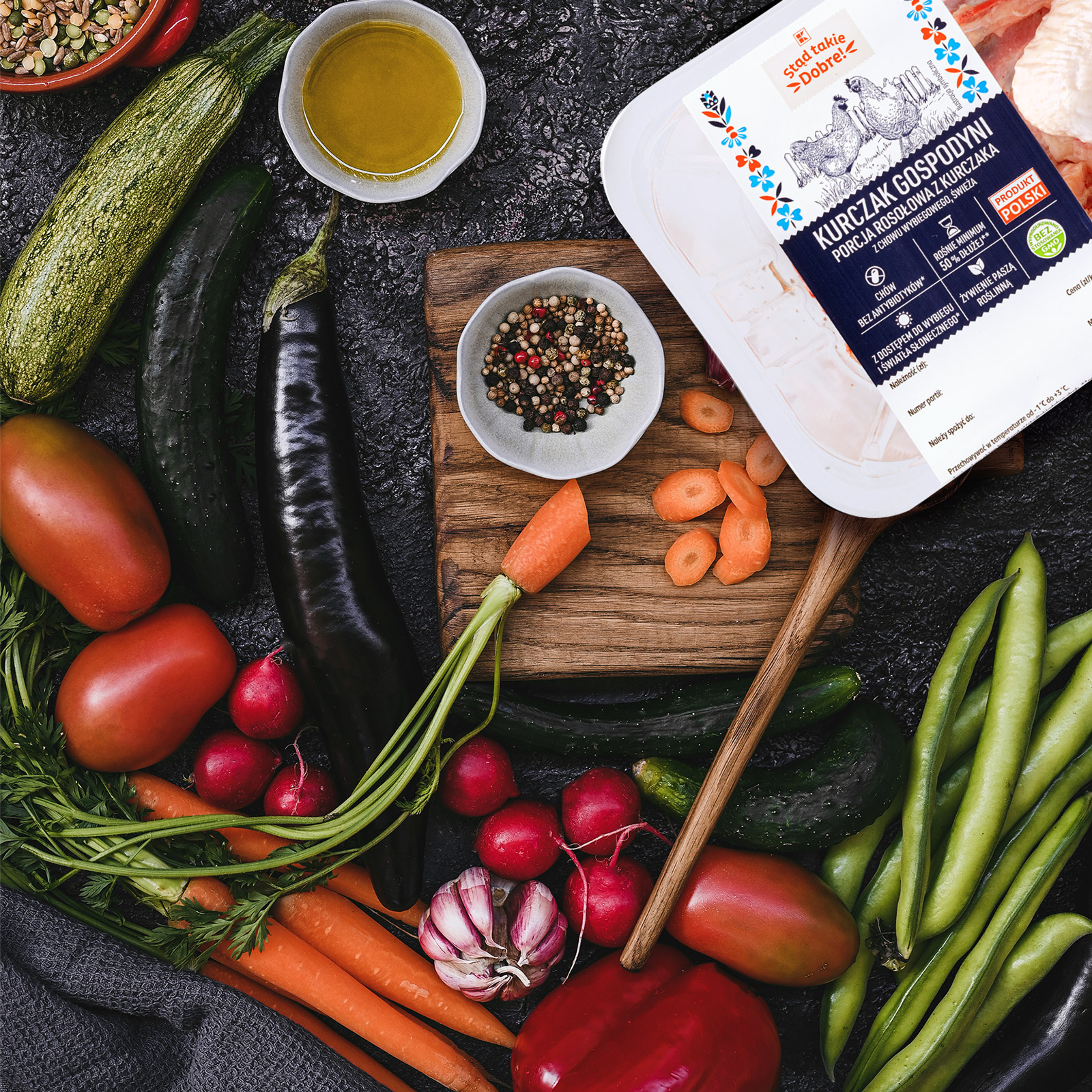 Produkty spożywcze ze sklepu Kaufland i przepis na tradycyjne danie w nowej odsłonie