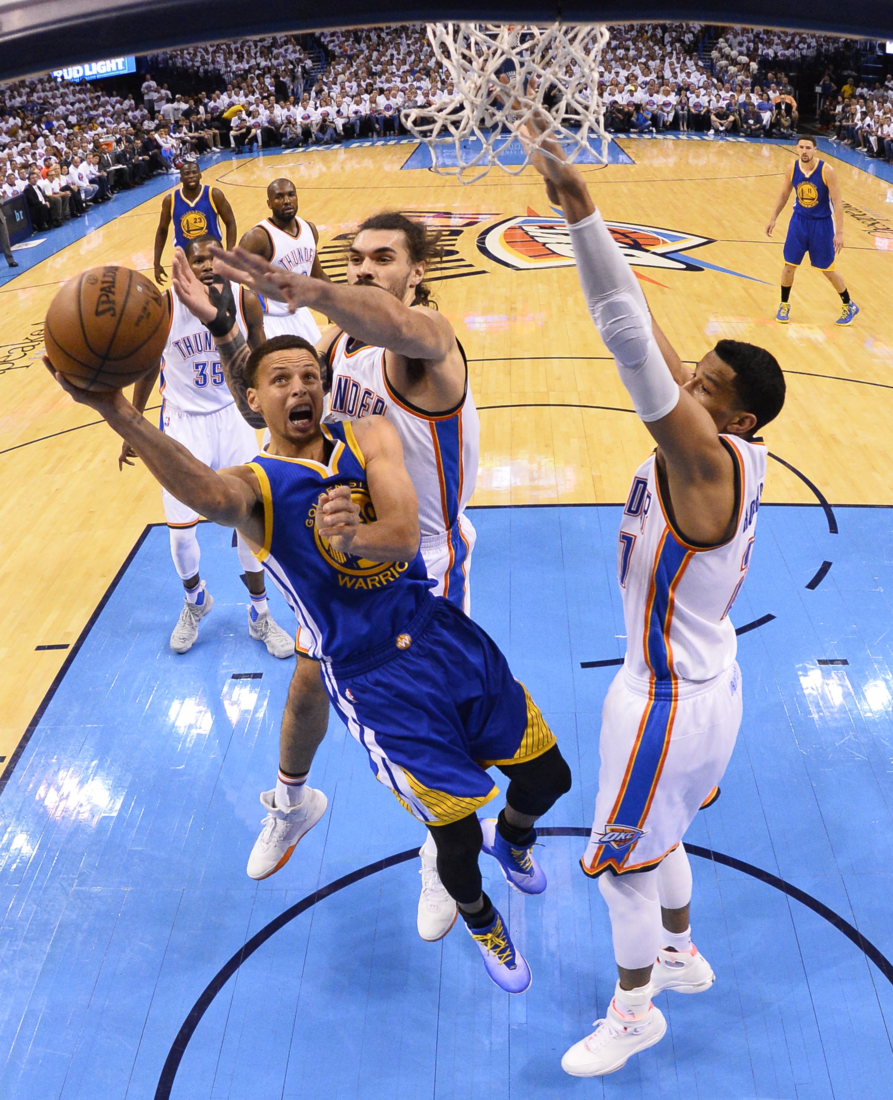 NBA, play-off. Dramă pentru campioană! Golden State Warriors, bătută măr de Oklahoma City Thunder, în finala Conferinței de Vest / GALERIE FOTO & VIDEO
