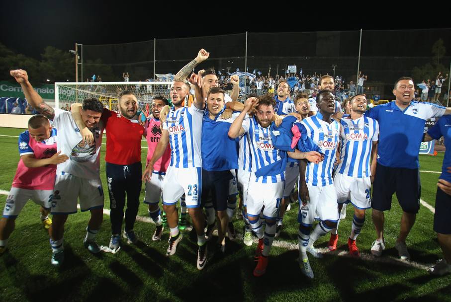 Serie A. Mitriță a promovat în prima ligă italiană cu Pescara. Tot orașul a ieșit pe străzi / GALERIE FOTO & VIDEO