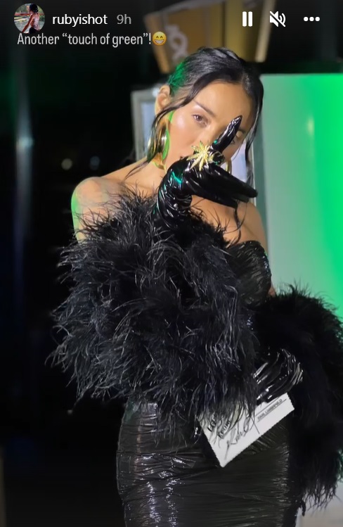 Ruby, apariție sexy la VIVA! Influencers Party. A îmbrăcat o rochie din folie alimentară: „Am făcut economie de resurse azi”