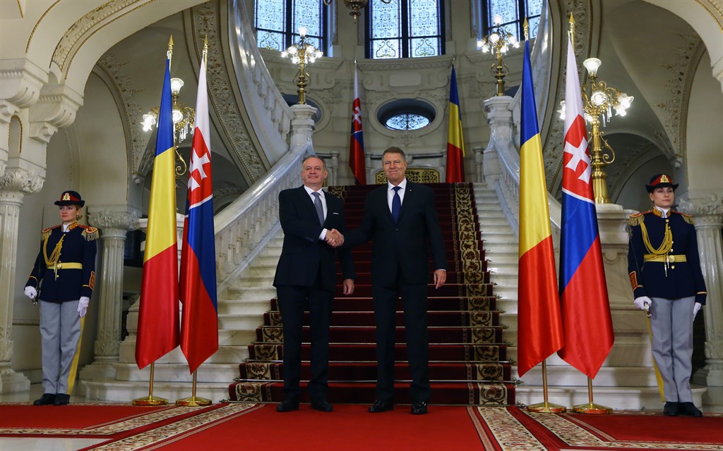 Klaus Iohannis s-a întâlnit cu Preşedintele Slovaciei la Palatul Cotroceni / FOTO