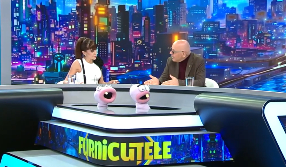 Denise Rifai, gafă în prima ediție a emisiunii „Furnicuțele”. Cum a ironizat-o Raed Arafat